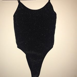Like new black/ silver bodysuit